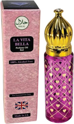 Sapphire's Choice - La Vie Est Belle Inspired Alternative Perfume Oil | Vanilla and Pear Fragrance | Women's La Vita Bella 8ml | Made in UK