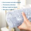Non Slip Bath Mat Shower Mats Anti Mould for Bathroom and Bathtub with Large Suction Cup and Thickened Rubber Backing Long 70 * 40cm, Clear