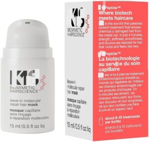 Leave-In Molecular Repair Hair Mask 15ml – Intensive Hair Treatment for Dry, Damaged & Coloured Hair – Strengthens, Restores & Protects – Salon-Quality Formula 15ml