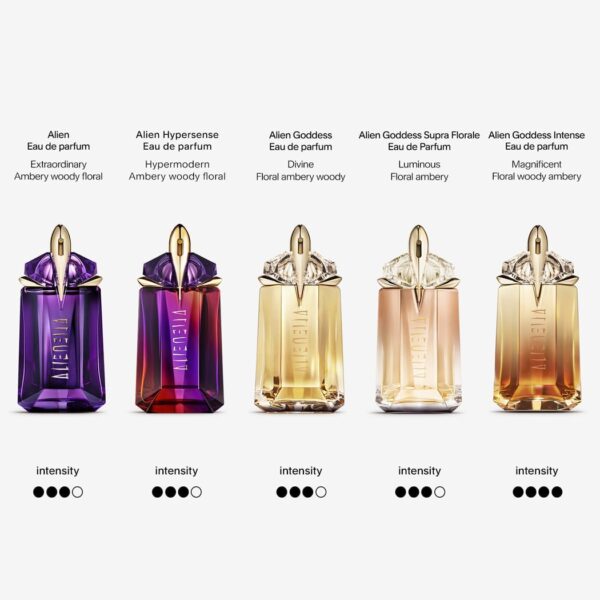 MUGLER Alien, Eau de Parfum, Women's Perfume, Ambery, Woody and Floral Aroma, Vibrant Fragrance, Refillable