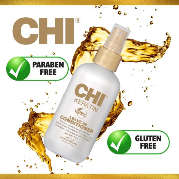 Maintain. Repair. Protect. by CHI Keratin Leave-in Conditioner 177ml