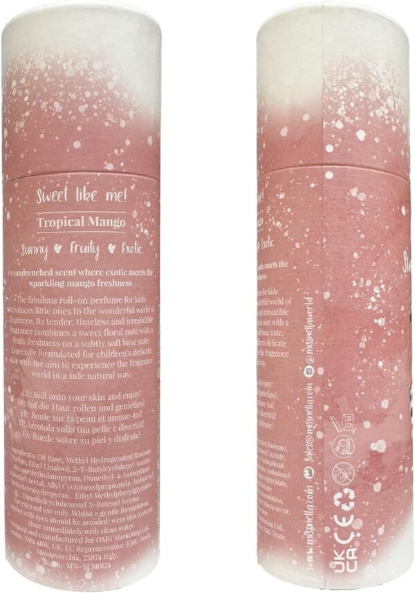 Miss Nella Sweet Like Me Kids Roll On Perfume- Fresh Fragrances, Safe & Natural Boys & Girls Perfume Oil, 10ML