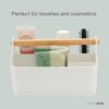 simplywire – Makeup Storage Organiser – Bathroom Caddy – White