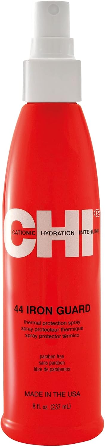 CHI 44 Iron Guard Thermal Protection Spray | Heat Protection Spray for Hair | Hair Spray for Heat Styling | Hair Care | Maintain, Repair & Protect | Colour-Safe & Paraben-Free Hair Products, 237ml