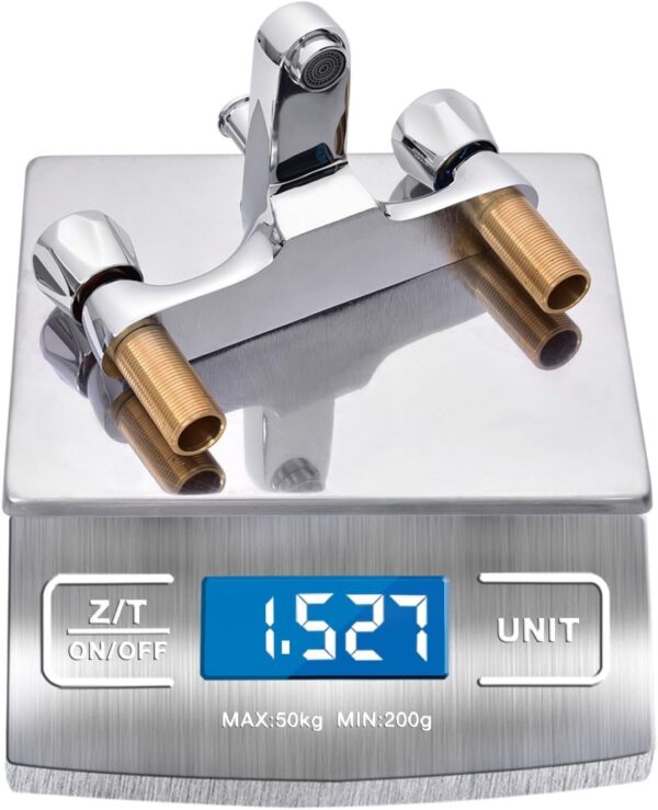 Hapilife Bathroom Bath Taps with Shower Attachment Mixers Chrome Brass Bath and Shower Taps