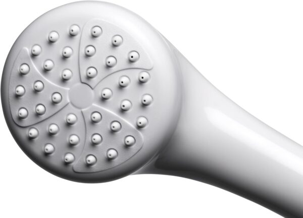 Croydex Secura Shower Head and Hose for Taps, 1750mm Hose Length, Suitable for High and Low Pressure Systems, Tap Shower Attachment, Compatible with Most Round or Oval Basin Taps, White