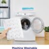 MOONLIGHT20015 Shower Bath Mat Non Slip Anti Mould & Mildew with Strong Suction Cups Grip and Drain Holes Soft Rubber Shower Mats - PVC Bathroom Mat Machine Washable (70x38cm, White)