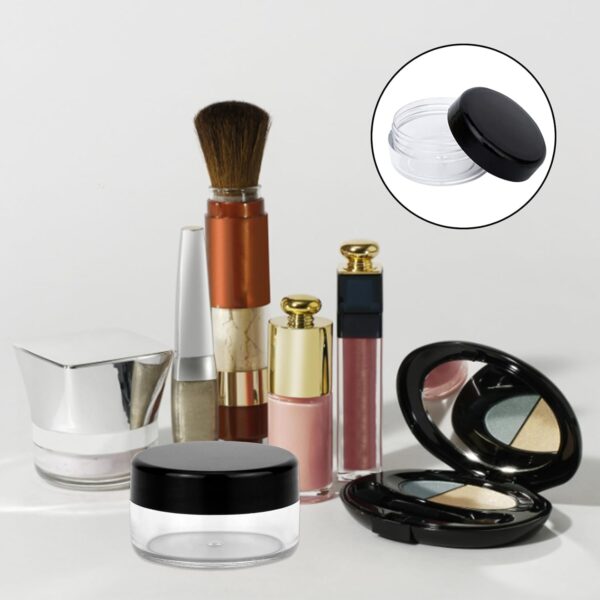 61M1lDES96L._AC_SL1500_.jpg Sample Pots for Cosmetics, 10 PCS 10Gram Cosmetic Containers, Make up Pots, Mini Jars With Lids, Clear Round Plastic Jars, BPA Free Pot Jars for Travel Storage Makeup Beauty Products Face Creams