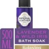 Imperial Leather Relaxing Bath Soak, Lavender & Wild Iris, Rich & Creamy Bubble Bath, Gentle Skin Care, Bulk Buy, Pack of 4 x 500ml