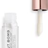Revolution Beauty London Pout Bomb Plumping Gloss, High Shine, Rich Pigment, Soft Tingle Effect, Glaze Clear