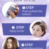 Hair Wax Stick & Slick Back Hair Brush, Hair Pomade/Balm for Smooth Flyaways, Frizz, Sleek Ponytail, Buns, Styling Accessories Cream/Gel for Girls, Kids