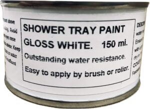 Fascinating Finishes Ltd 1 x 150ml Gloss White Shower Tray And Bath Paint