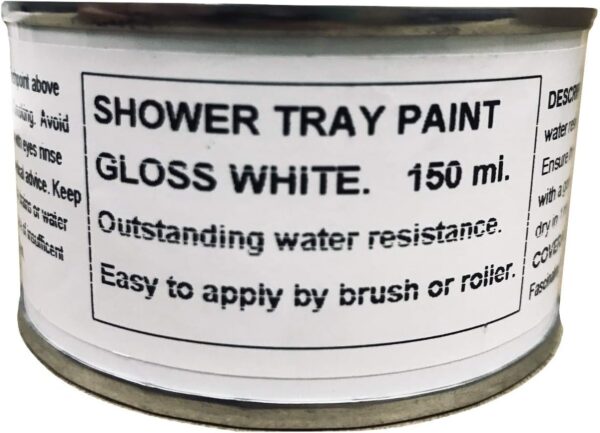 Fascinating Finishes Ltd 1 x 150ml Gloss White Shower Tray And Bath Paint