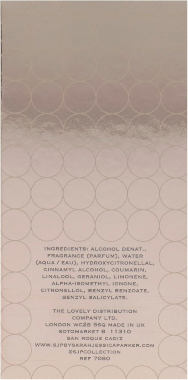 Lovely You By SJP EDP Spray For Women-Soft, Clean, Sensual Evening Fragrance-Designed For The Modern Woman-Elegant Notes Of Wild Freesia, Pink Peony, And Vanilla 30 ml