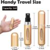 4PCS 5ml Perfume Atomiser Refillable Bottles Portable Mini Spray Travel Bottle Easy to Refill Empty Atomizer Bottle for Purse Handbag Pocket Luggage,Bright Color