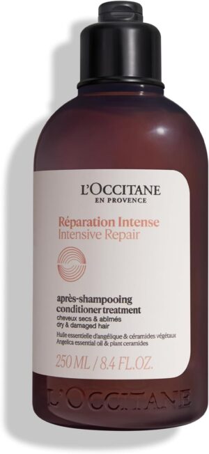L'OCCITANE Intensive Repair Conditioner 250ml | Silicone Free Haircare | Vegan & 99% Readily Biodegradable | Luxury & Clean Haircare for All Hair Types