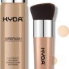 KYDA AirBrush Foundation Spray, Silky Foundation Makeup, High Coverage Smooth Creamy Finish, Lasting Lightweight Breathable, Moisturizing Makeup Primer (#118)