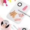 LIONVISON Disposable Makeup Applicators, Makeup Mixing Palette with Spatula and 262 PCS Disposable Makeup Brush Tools, Mascara Wands Lip Brushes Eyeliner Brushes Makeup Hair Clips with Organizer Box