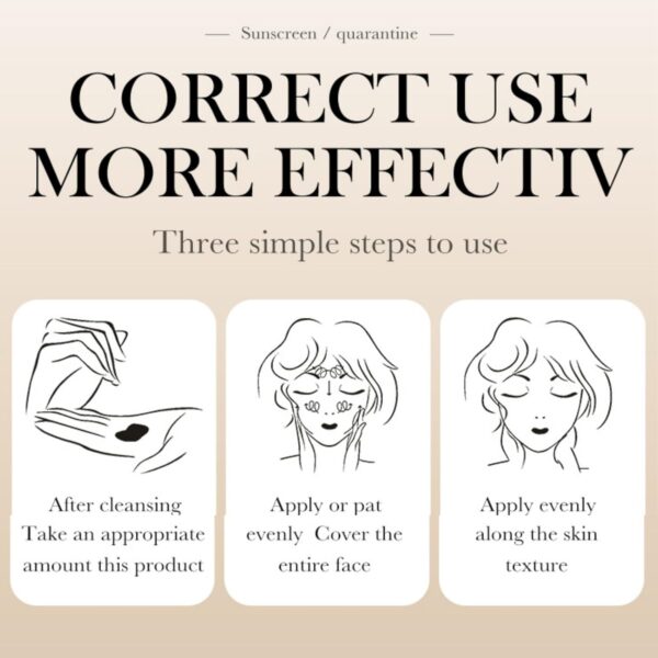 3-in-1 Face Primer: Skin Perfecting, Color Correcting, Brightening, Oil Control Moisturizing Makeup Primer - Isolation Cream