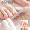 BEZOX Long Steel Nail File for Onychomycosis, Ingrown Nail，Thick and Fungal Nails with Dual-Ended Toenail Lifter – The Ultimate Manicure & Pedicure Tool for Men and Women’s Nail Care