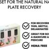 Nail Care Power Trio for strong, healthy, and nourished nails vitamin therapy Argan Power A, E, and F Vitamin Complex Keratin Serum protective shield Emi Nail Therapy System