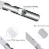 Jaimela Stainless Steel Nail File, Nail File Manicure Tools with Anti-skid Handle and Leather Case, Stainless Steel Nail Care Manicure Tool Accessories for Men Woman