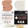 Kitsch Rice Water Shampoo & Conditioner Set - Solid Rice Water Shampoo & Conditioner Bar Soap for Hair Care, Strengthening & Nourishing Soap Bar, Paraben-Free & Sulfate-Free, Made in USA - 2pcs