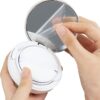 SelfTek Empty Foundation Puff Box Air Cushion Container for DIY BB/CC Cream Liquid Foundation with Mirror and Sponge Puff