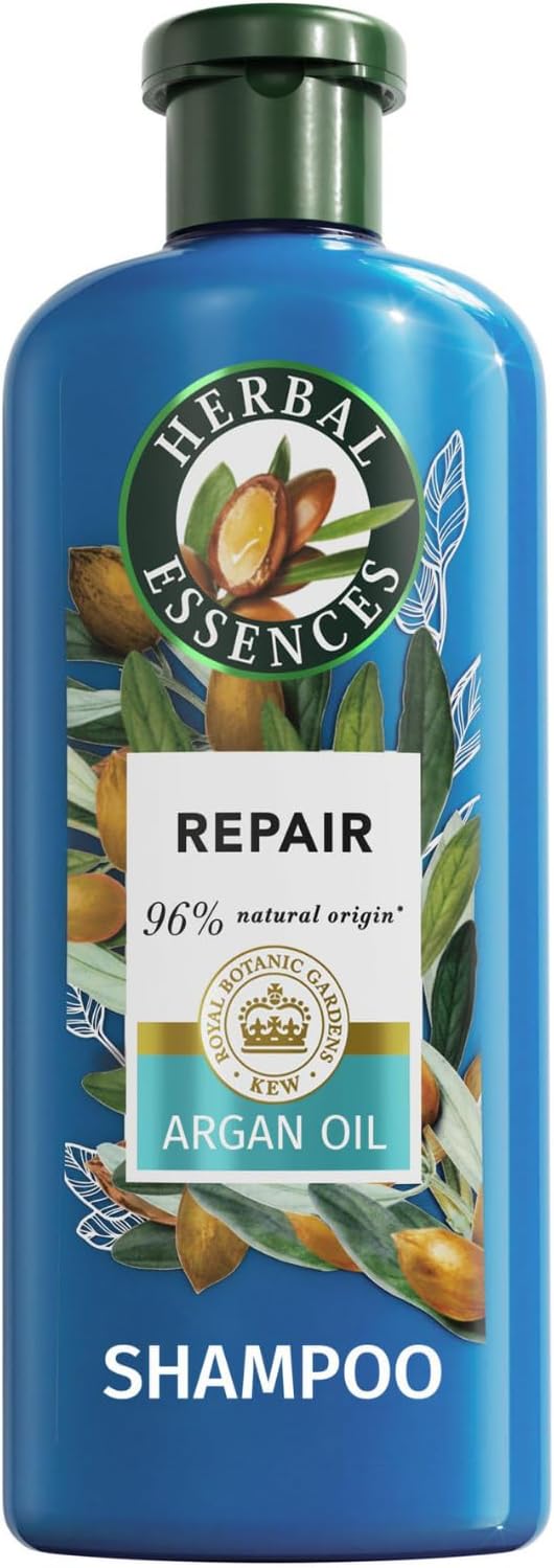Argan Oil Repair Shampoo & Conditioner Bundle - Silicone-Free Hair Care to Nourish & Restore Damaged Hair