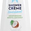 Astonish Shower Crème, Exotic Coconut, Cleanses and Moisturises, Coconut, Bamboo and Melon Scented, 400ml