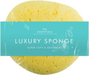 Extra Large Luxury Bath Sponge, Soft Shower Bathing Gentle Exfoliating Body Scrub, Great for Skin Care (1 Luxury Sponge)