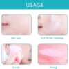 OBSCYON 6PCS Silicone Face Scrubber Kit, Manual Facial Cleansing Brush,Face Mask Brush, Exfoliating Lip Brush for Skin Care