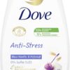 Dove Shower Gel Anti-Stress Shower Bath with Triple Moisturising Serum for Stressed and Dry Skin 250 ml Pack of 1