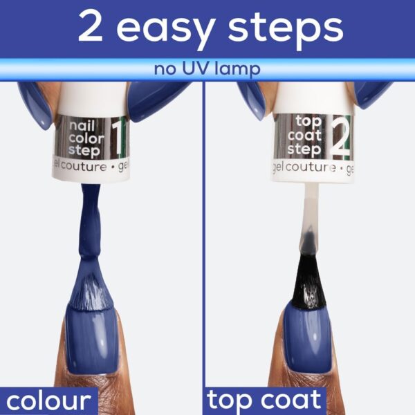 Essie Gel Couture Nail Polish, Lasts Up to 15 Days, With Flex.e Technology, No Chipping, Glass-Like Shine, Vegan Formula, 505 Gossamer Garment, 13.5 ml