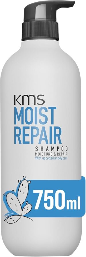 KMS MoistRepair Shampoo for Dry Hair, 750ml, Repair, Moisturize, Protect, with Upcycled Prickly Pear, Vegan Formula