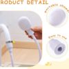 Bath Sink Single Tap Shower Attachment Head Hose Spray, Sink Single Tap Shower Head Hose Spray, Bath Shower Attachment, for Washing Pet Dog/Cat, Hair Washing(White)