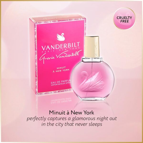 Gloria Vanderbilt Minuit à New York Eau De Toilette 100ml Spray, Floral Female Perfume, Fragrance For Women, Eau De Toilette For Women, Womens Perfumes - Genuine Gloria Vanderbilt Perfume for Women
