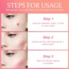 LOPHE Liquid Blush for Cheeks, Soft Cream Liquid Blush Stick With Fine Glitter, Natural-Looking Face Cheek Tint Blush Makeup, Long Lasting Blendable Lightweight Moisturizing Beauty Makeup for Cheeks