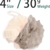 Sadocom 24 Pack Travel Loofah, Individually Wrapped Small Loofah Shower Pouf, 4 inch Mini Bath Sponges for Shower, Multicolor