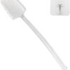 Mczcent Body Brush Dry Brushing Back Scrubber with Curved Plastic Long Handle Bath Shower Brush Dry Skin Exfoliating Cellulite Brush for men and women(Transparent Handle), XL