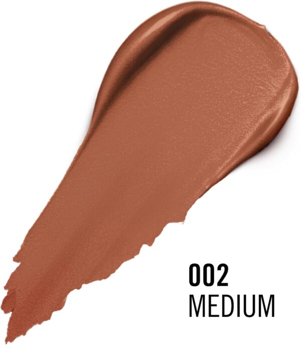 61ViLApi4dL._AC_SL1500_.jpg Rimmel Multi Tasker 3 in 1 Bronzing Stick, 002 Medium, Sculpted and Bronzed Glow, All-Day Wear, Sheer and Dewy Finish, Infused with Vitamin C & E, Vegan Formula, Cruelty-Free