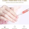 14Pcs Cuticle Oil Pen for Nails,Natural Ingredients Nail Nutrient Oil Pen for Nail Growth Care,Mixed Flavors Come With Soft Brush Nail Treatments Prevent Dry Cracking and Hangnails,Deep Nourishment
