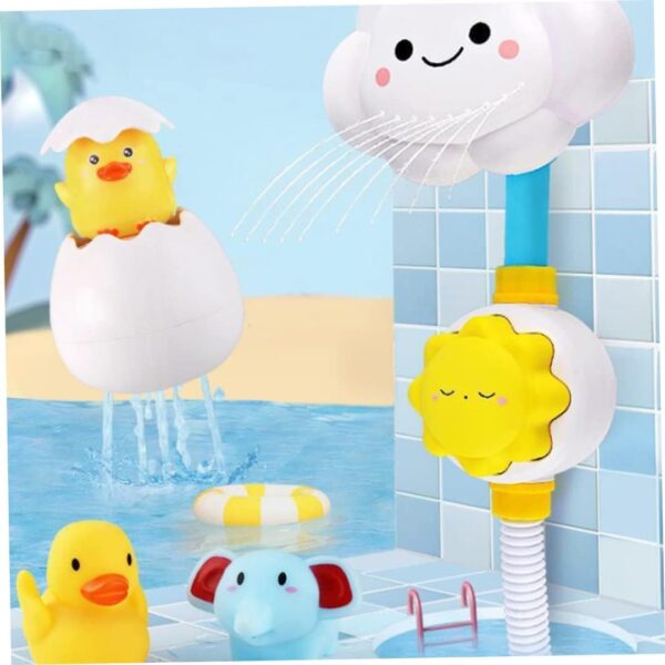 Baby Shower Toy Bath Spray Water Shower Toy for Toddlers Cloud Rainbow Water Faucet for Kids Baby Bath Toys, Tub Toys, Bathtub, Head