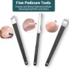 Manicure Set 18pcs,DUAIU Manicure Pedicure Tools Kit,Nail Clipper Set Gifts for Women/Men,Stainless Steel Nail Set Manicure For Toe and Finger Nails Grooming Care with Zipper Bag