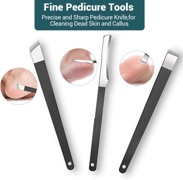 Manicure Set 18pcs,DUAIU Manicure Pedicure Tools Kit,Nail Clipper Set Gifts for Women/Men,Stainless Steel Nail Set Manicure For Toe and Finger Nails Grooming Care with Zipper Bag