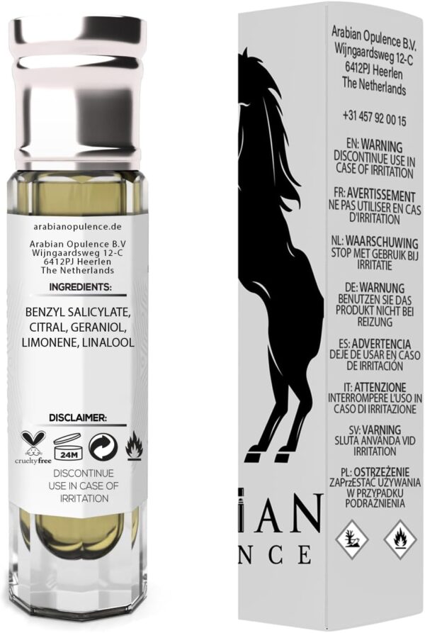 Arabian Opulence FR187 LIME, MANDARIN AND BASIL Roll-on Perfume Oil | Concentrated Fragrance Body Oil | Long Lasting Oil Based Perfume for Unisex | Alcohol-Free Travel Size Bottle (6ml)