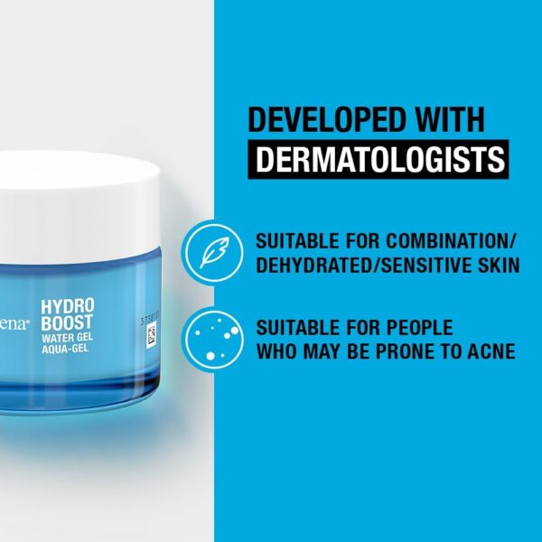 Neutrogena Hydro Boost Water Gel Face Moisturiser, with Hyaluronic Acid for Dry Skin, 50 ml (Pack of 1) Packaging may vary