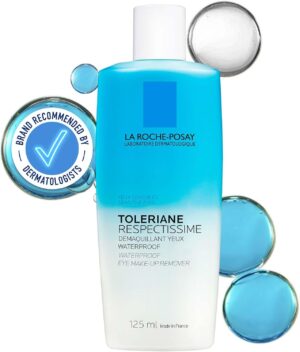 La Roche-Posay Respectissime Waterproof Gentle Eye Makeup Remover For Sensitive Skin 125ml