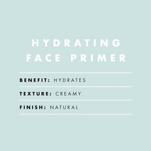 e.l.f. Hydrating Face Primer, Lightweight, Long Lasting, Creamy, Hydrates, Smooths, Fills in Pores and Fine Lines, Natural Matte Finish, Infused with Vitamin E, 0.47 Oz