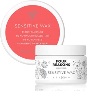 Four Reasons No Nothing Sensitive Wax - Fragrance- Styling Wax - Gives Structure and Strong Hold | 100% Vegan | 100 ml